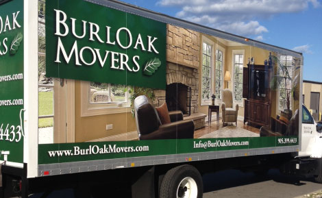 BurlOak Movers truck